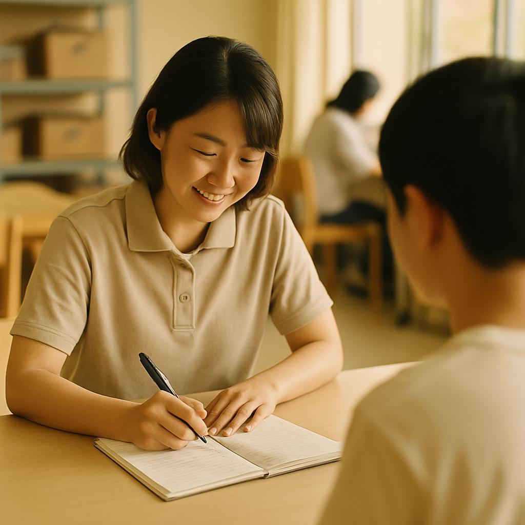 面談・記録の時間